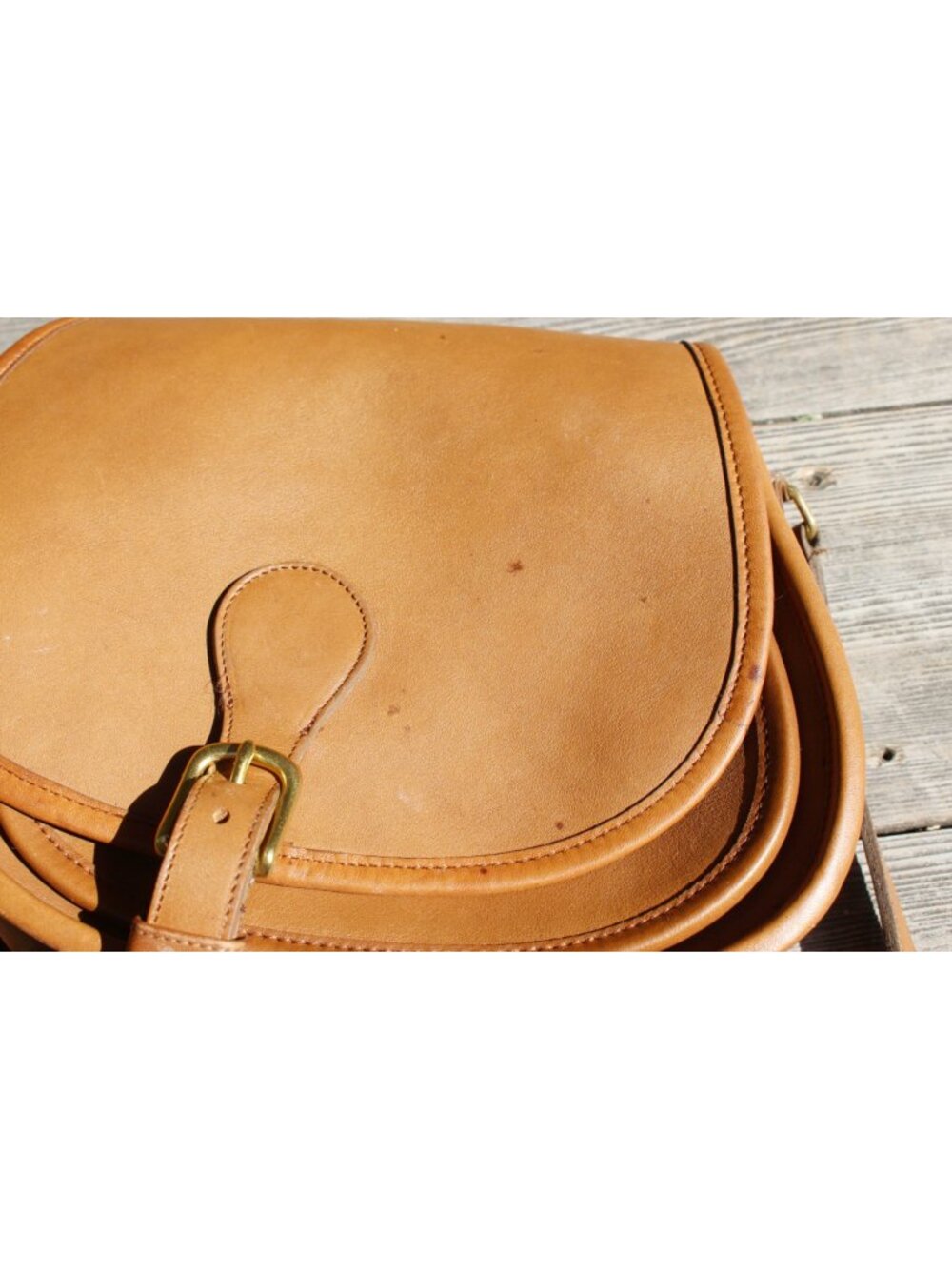 Coach Vintage - Riding Bag (Saddle Bag) 9851 in color Putty, USA Pre-1994 - Picture 15 of 15